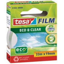 Taśma biurowa tesafilm® ECO&CLEAR 33m x 19mm