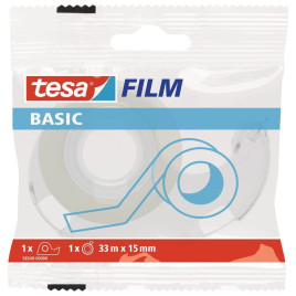 Tasma biurowa tesafilm BASIC 15mm x 33m + dyspenser