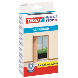 Moskitiera na drzwi balkonowe tesa STANDARD 1,2m x 2,2m, czarna