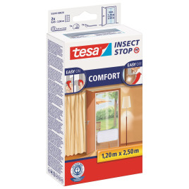 Moskitiera na drzwi balkonowe tesa COMFORT 1,2m x 2,5m, biała