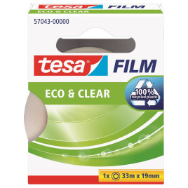 Taśma biurowa tesafilm® ECO&CLEAR 33m x 19mm