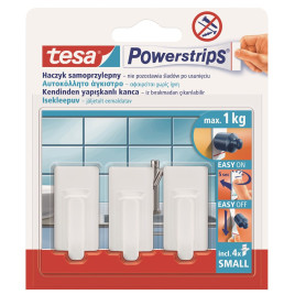 Haczyki samoprzylepne tesa POWERSTRIPS białe, 1kg