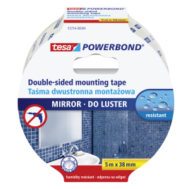 Dwustronna taśma montażowa piankowa do luster tesa POWERBOND 5m x 38mm