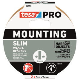 Dwustronna taśma montażowa tesa PRO Mounting do listew led, 10 m x 9mm