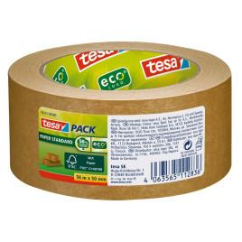 Taśma klejąca pakowa tesapack ecoLogo PAPER STANDARD 50m x 50mm