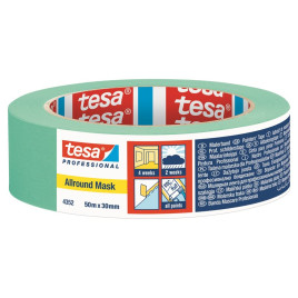 Taśma malarska tesa Professional Allround Mask 50m x 30mm, zielona