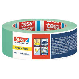 Taśma malarska tesa Professional Allround Mask 50m x 38mm, zielona