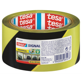 Taśma ostrzegawcza tesa SIGNAL UNIVERSAL 66m x 50mm, żółto-czarna