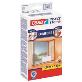 Moskitiera na okno tesa COMFORT 1,2m x 2,4m, biała