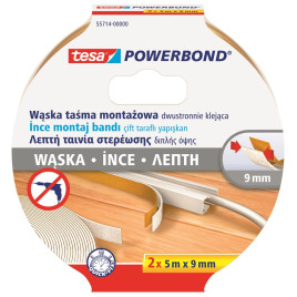 Dwustronna taśma montażowa piankowa tesa POWERBOND 2 x 5m x 9mm