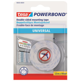 Dwustronna taśma montażowa piankowa tesa POWERBOND UNIVERSAL 1,5m x 19mm