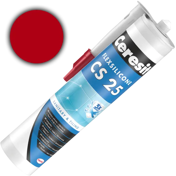 Silikon Sanitarny Ceresit CS25 Uniwersalny Uszczelniacz Chili 280 ml