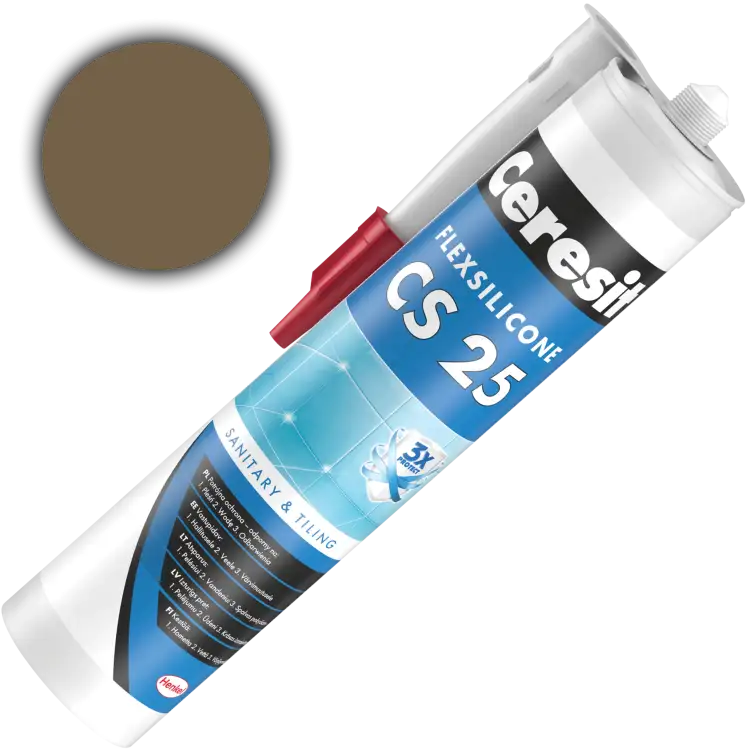 Silikon Sanitarny Ceresit CS25 Uniwersalny Uszczelniacz Taupe 280 ml