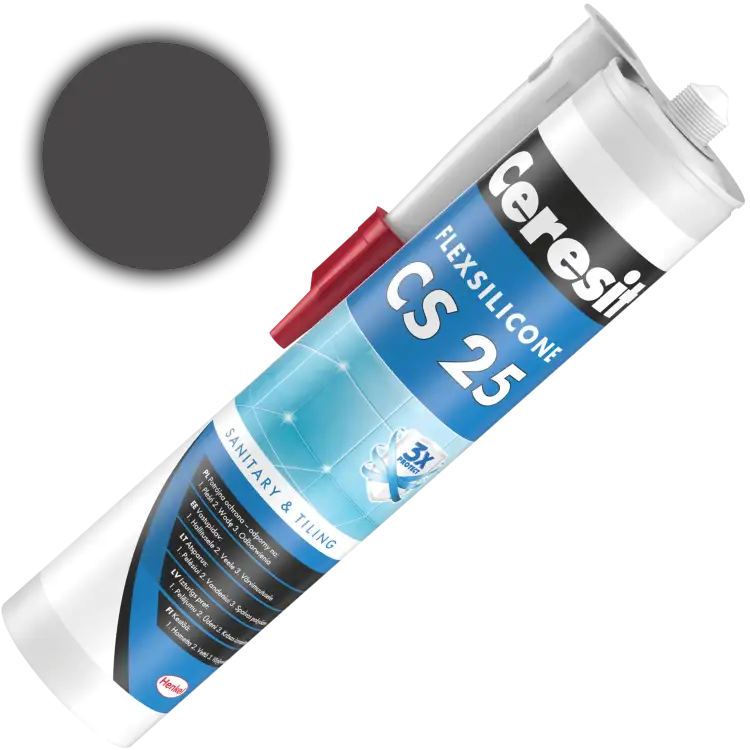 Silikon Sanitarny Ceresit CS25 Uniwersalny Uszczelniacz Carbon 280 ml
