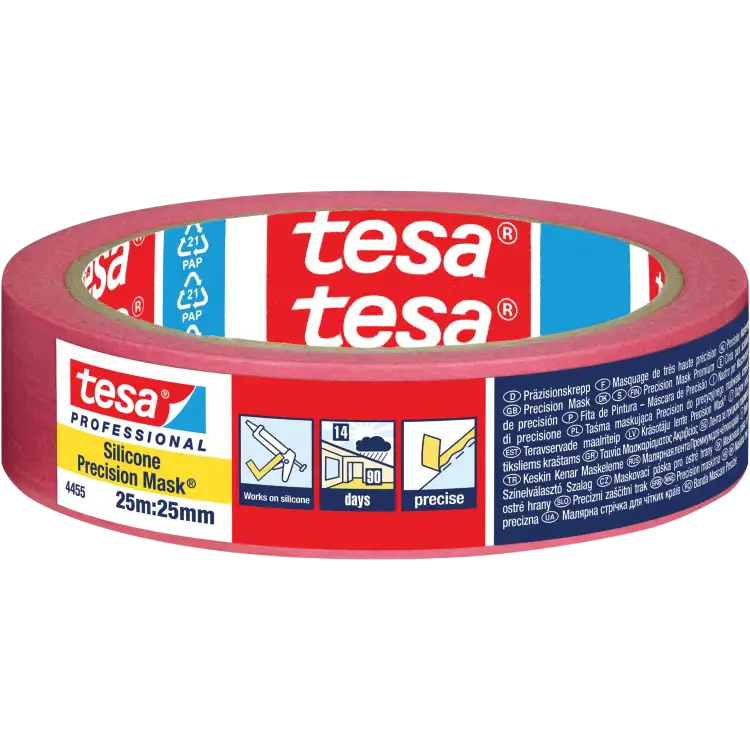 Taśma Malarska Silikonowa Maskująca Tesa Precision Mask 25 mm x 25 m