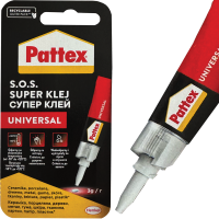 Klej Uniwersalny Sekundowy Pattex S.O.S. Super Glue Mocny Błyskawiczny 3g