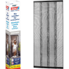 Moskitiera Na Drzwi Lamelowa Tesa Siatka Na Owady Komary 95 x 220 cm Czarna