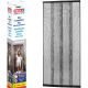 Moskitiera Na Drzwi Lamelowa Tesa Siatka Na Owady Komary 95 x 220 cm Czarna