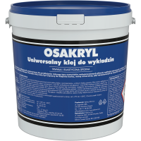 Klej Uniwersalny Osakryl Do Wykładzin Podłogowych PCV Mocny Biały 4 kg