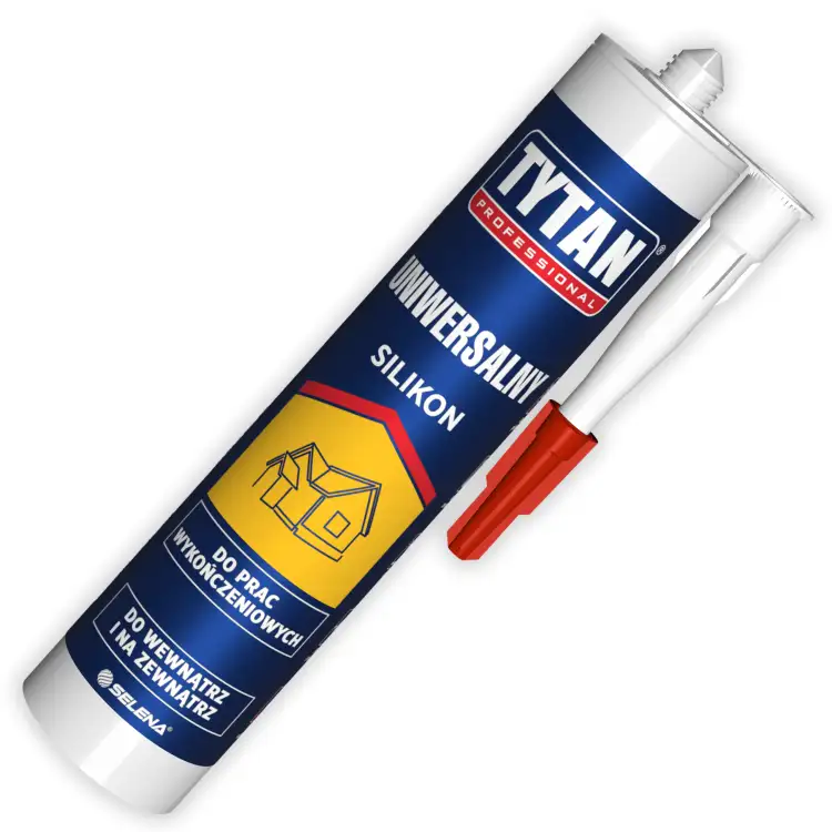 Silikon Uniwersalny Tytan Professional Elastyczny Bezbarwny 280 ml