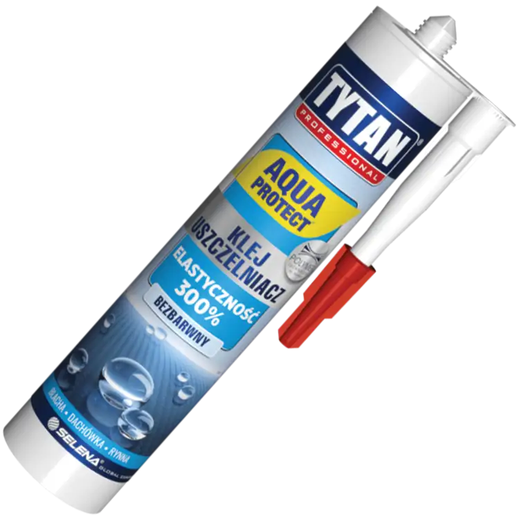 Klej Uszczelniacz Tytan Aqua Protect Bezbarwny Uniwersalny Mocny 280 ml