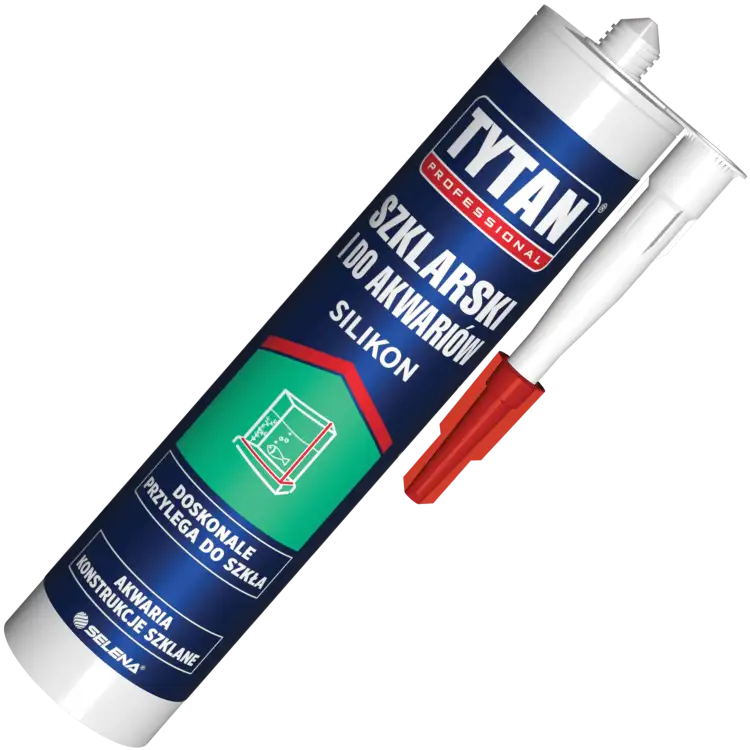 Silikon Szklarski Tytan Professional Uszczelniacz Akwariowy Czarny 280ml