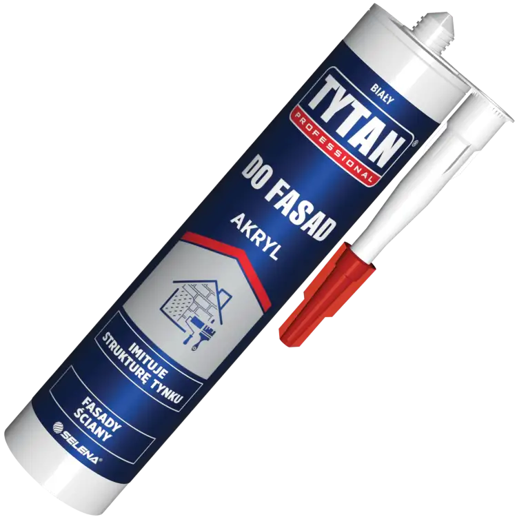 Akryl Do Fasad Tytan Uniwersalny Uszczelniacz Akrylowy Biały 280ml