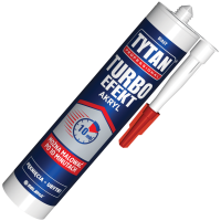 Uszczelniacz Akrylowy Tytan Turbo Efekt Akryl Uniwersalny Biały 280ml