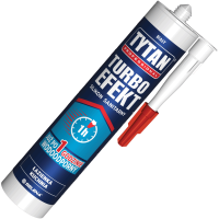 Silikon Sanitarny Tytan Turbo Efekt Uniwersalny Uszczelniacz Biały 280ml