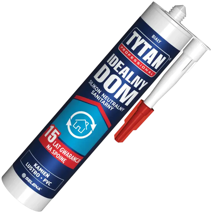 Silikon Sanitarny Tytan Uniwersalny Uszczelniacz Neutralny Biały 280ml