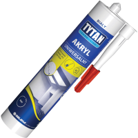 Uszczelniacz Akrylowy Tytan Euro-line Akryl Uniwersalny Biały 280ml