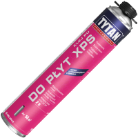 Pianoklej Do Styropianu Płyt XPS Tytan Klej Poliuretanowy PU Szary 750ml