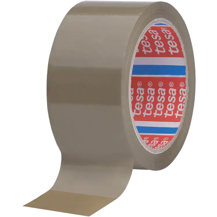 Taśma Klejąca Pakowa Tesa 4089 Kauczuk 50mm x 66m Mocna Brązowa Solvent