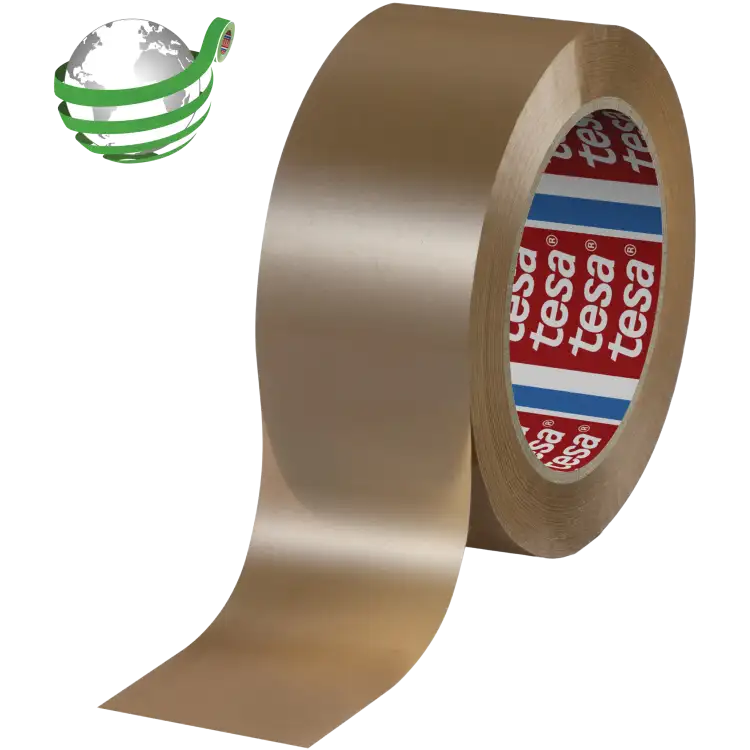 Taśma Klejąca Pakowa Tesa 60418 Kauczuk 50mm x 132m Mocna Brązowa Solvent