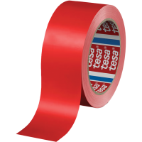 Taśma Klejąca Pakowa Tesa 60404 PVC SPVC Kauczuk 50mm x 66m Mocna Czerwona