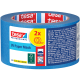 Taśma Malarska Papierowa Maskująca Tesa UV Tape 2x 30 mm x 40m Niebieska