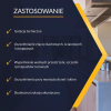 Na zdjęciu widoczne są główne zastosowania piany Tytan do izolacji i uszczelniania w budownictwie