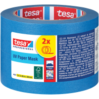 Taśma Malarska Papierowa Maskująca Tesa UV Tape 2x 38 mm x 40m Niebieska