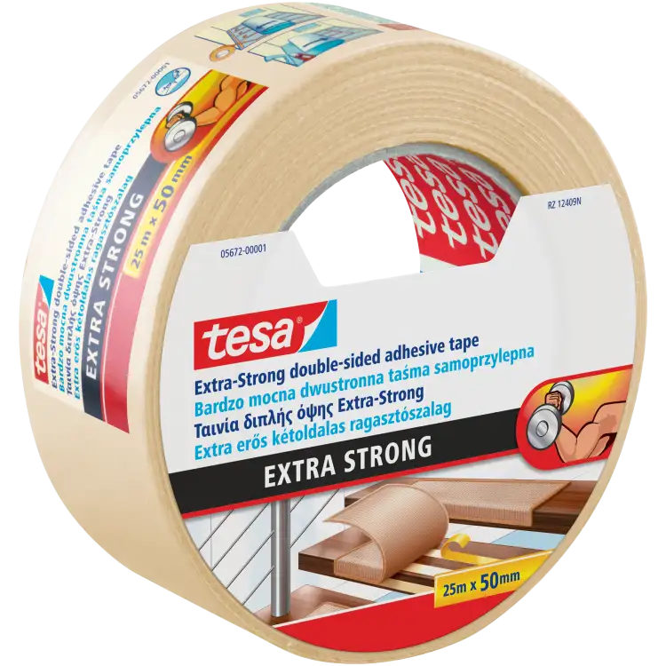 Dwustronna Taśma Montażowa Tesa Do Wykładzin Dywanów 50mm x 25m Mocna