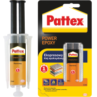 Klej Epoksydowy Ekspresowy Pattex Power Epoxy Mocny Uniwersalny 1 min 11 ml