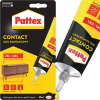 Klej Kontaktowy Pattex Do Drewna Metalu Gumy Plastiku Wodoodporny Żel 58 ml