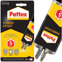 Pattex Klej Epoksydowy Dwuskładnikowy Power Epoxy Mocny Uniwersalny 25 ml