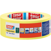 Taśma Malarska Papierowa Maskująca Tesa Precyzyjna Washi 38 mm x 50m Żółta