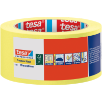 Taśma Malarska Papierowa Maskująca Tesa Precyzyjna Washi 50 mm x 50m Żółta