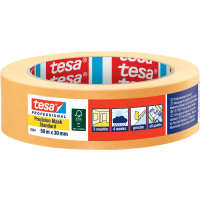 Taśma Malarska Papierowa Maskująca Tesa Washi 30 mm x 50m Pomarańczowa