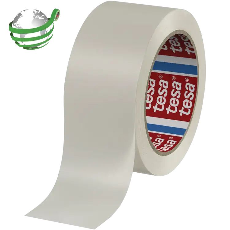 Taśma Klejąca Pakowa Papierowa Tesa Mocna Biała Do Pakowania 50mm x 50m