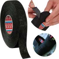 Taśma Izolacyjna Tkaninowa Parciana Tesa 15mm x 15m Mocna Izolacja Czarna