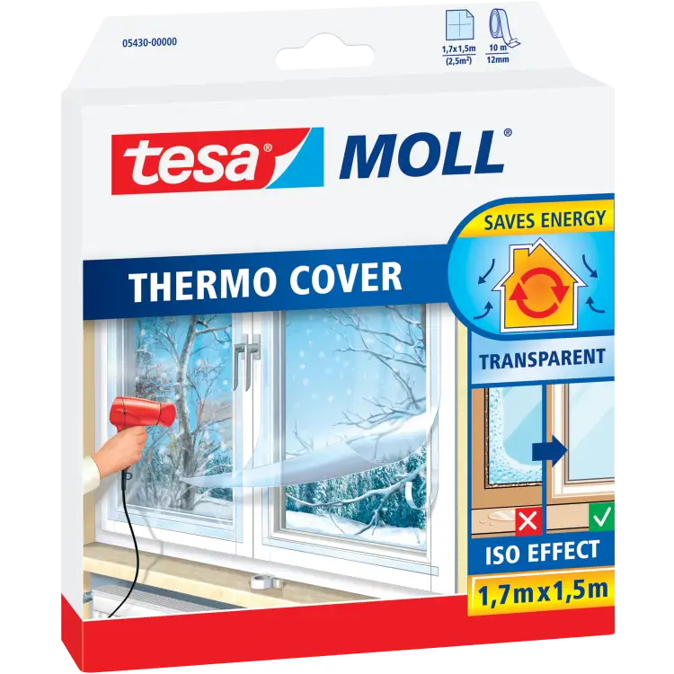 Folia Termoizolacyjna Na Okno Tesa Izolacja Okienna 1,7m 1,5m Przezroczysta