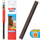 Uszczelka Samoprzylepna Do Drzwi Tesa Szczotkowa 37 mm x 1 m Brązowa
