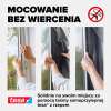 Instrukcja montażu moskitiery Tesa na okno przy użyciu samoprzylepnej taśmy z rzepem